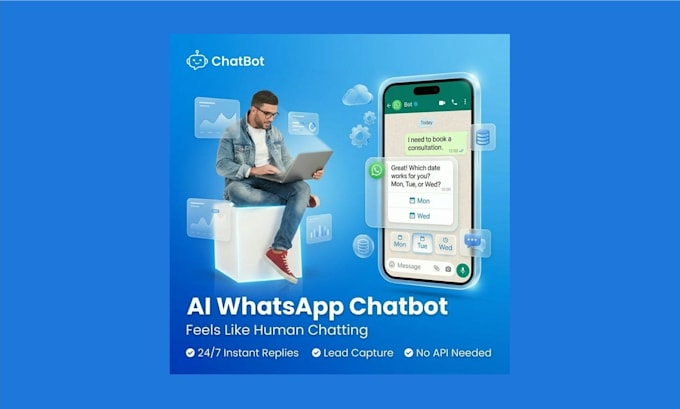 build ai chatbot for whatsapp with lead capture and automation