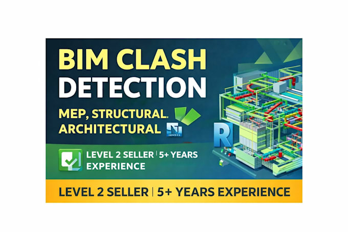 professional bim clash detection for mep, structural, architectural 3d models