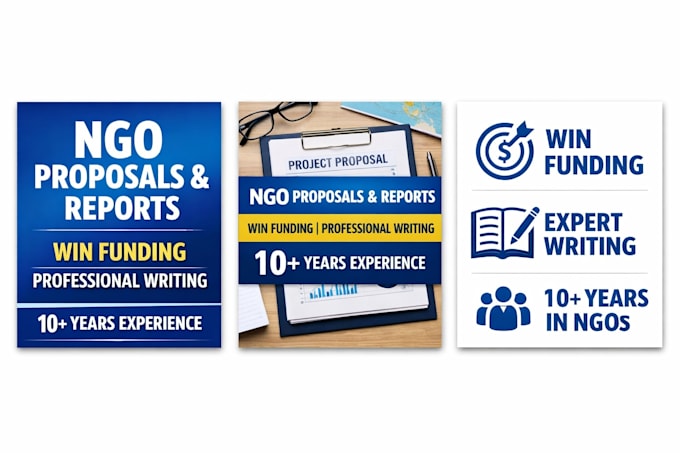 ngo proposals, reports, and concept notes that win funding