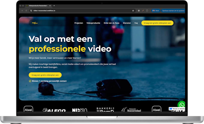 build a high converting webflow website that generates leads