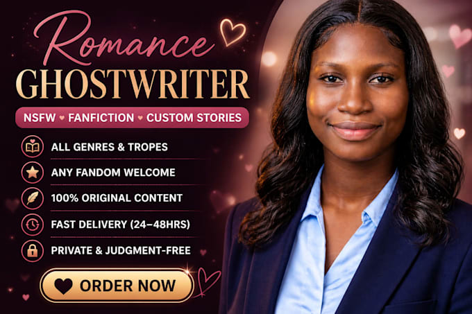 write romance story, fanfiction, scriptwriting, video script, kinky smut