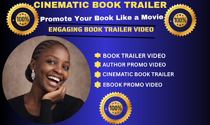 create a cinematic book trailer video for your ebook or paperback