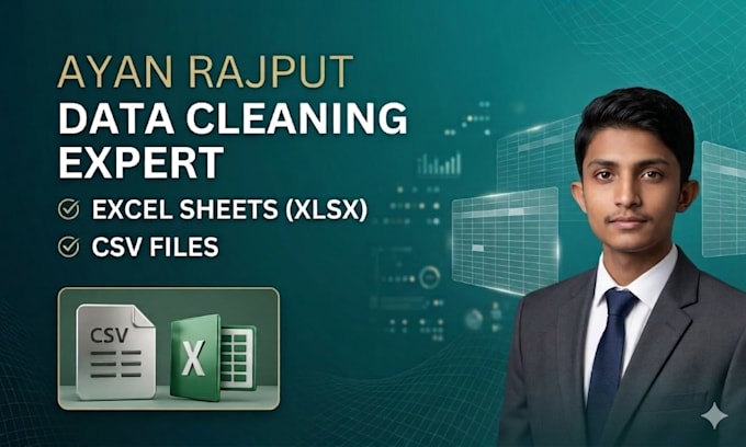 Clean, format, organize and fix your excel or csv data professionally ...