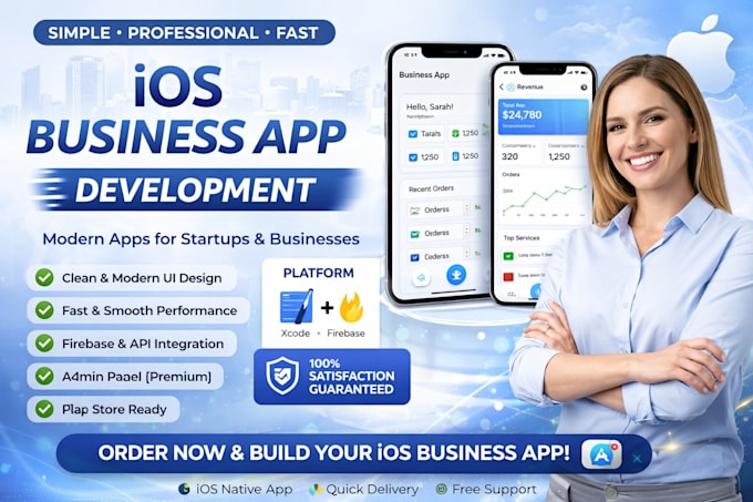 develop android ios or hybrid business mobile app