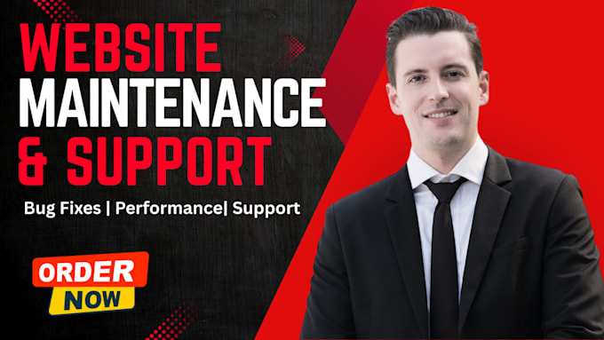 provide website maintenance, bug fixing and technical support