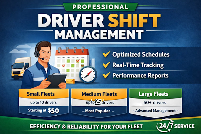 professional driver shift management for your fleet operations
