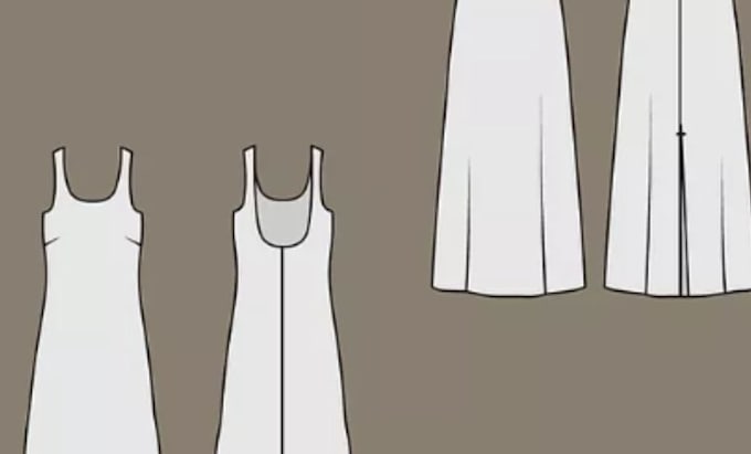 write step by step sewing pattern instruction illustrate the step pattern