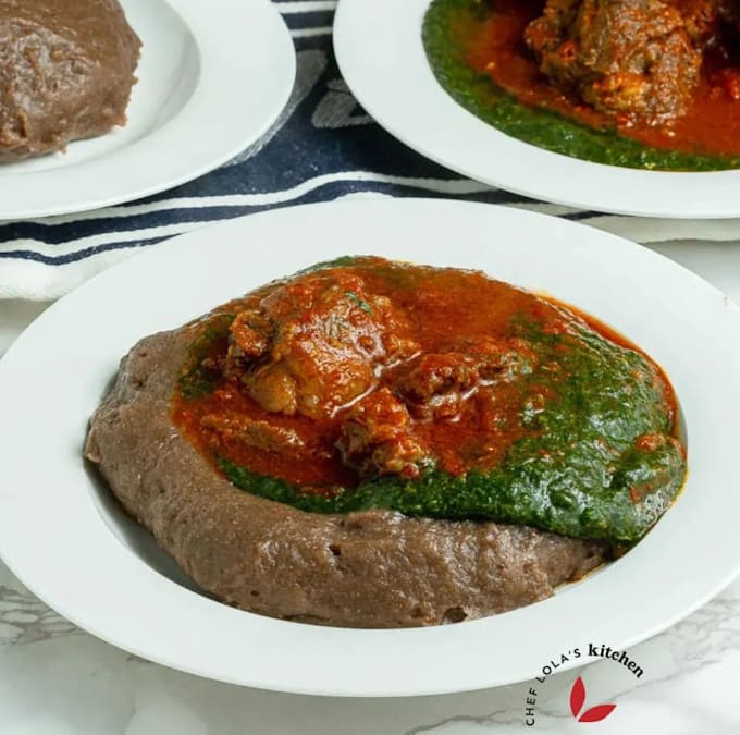 make amala and ewedu with gbegiri