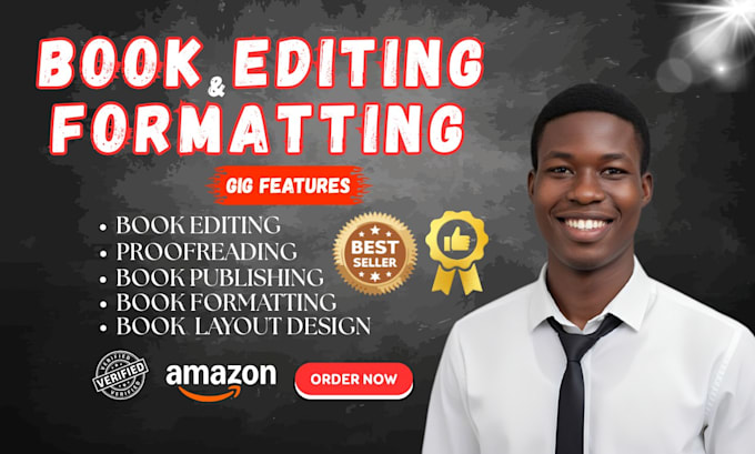 do professional book editing, amazon kdp editing and formatting, proofreading
