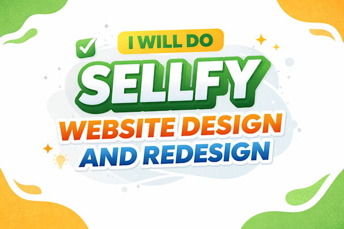 do sellfy website design and redesign
