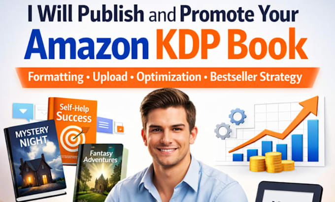 publish your book on amazon kdp with author SEO built in