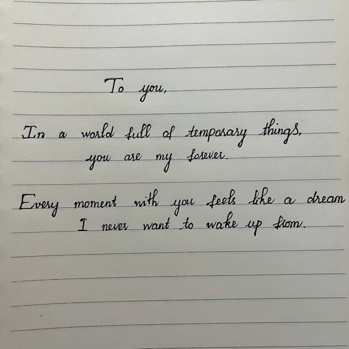 create handwrite letters and notes