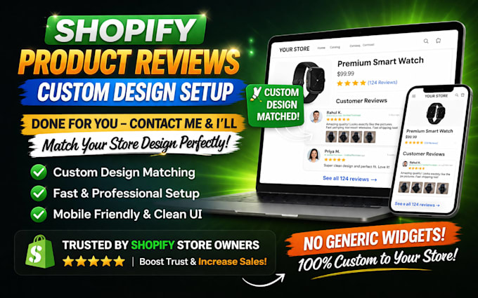 setup shopify product reviews with custom design
