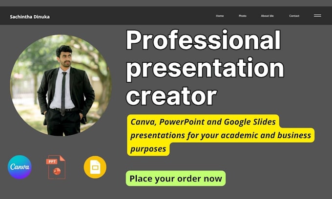 design professional powerpoint,  google, canva presentation slides