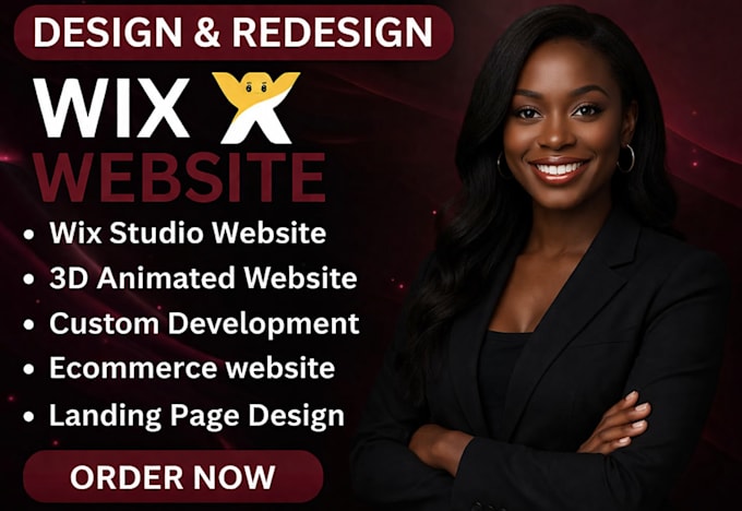 create wix website design redesign german wix developer online store landingpage