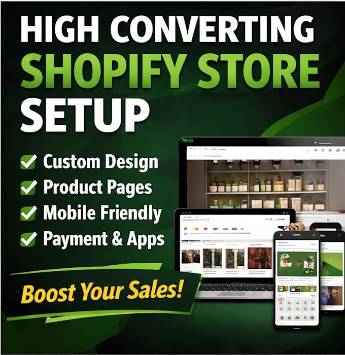 Design and set up a high converting shopify store by Rishav_raj11 | Fiverr