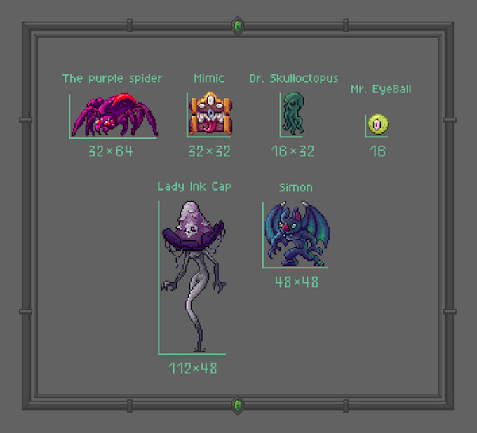 do cool pixel art character design