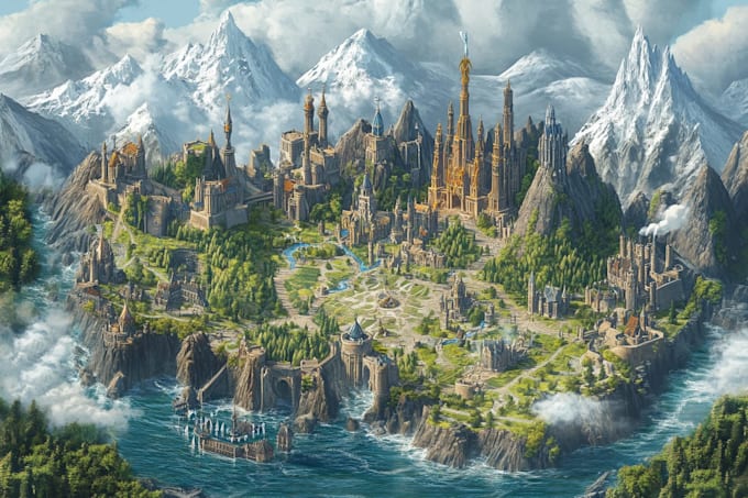 do fantasy map design