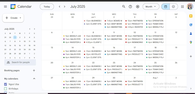 be your virtual assistant for email, calendar and data entry