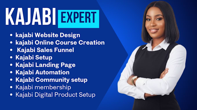 set up your kajabi website, online course, sales funnel, membership and linktree
