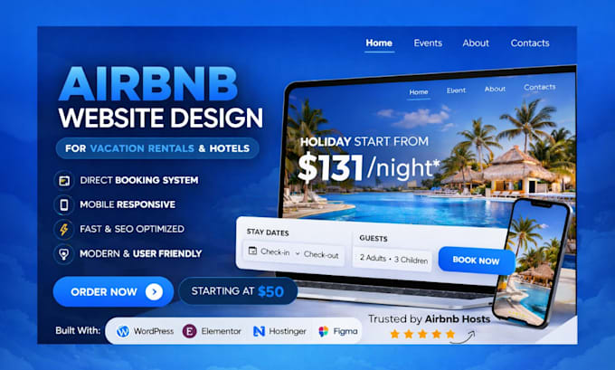 airbnb website design vacation rental booking property