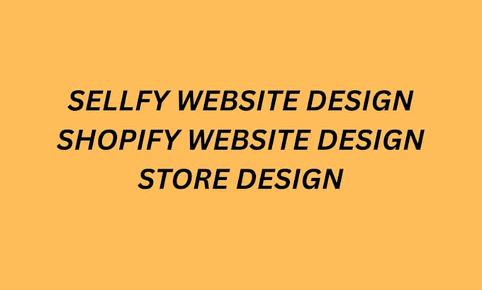 sellfy website design and redesign