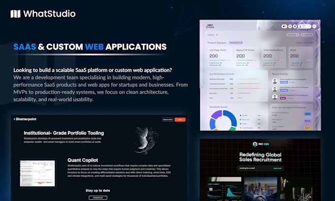 build scalable saas platforms and custom web applications