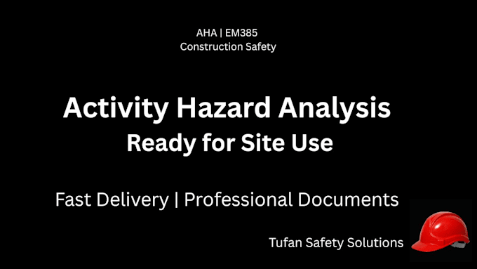 do construction risk assessment, activity hazard analysis