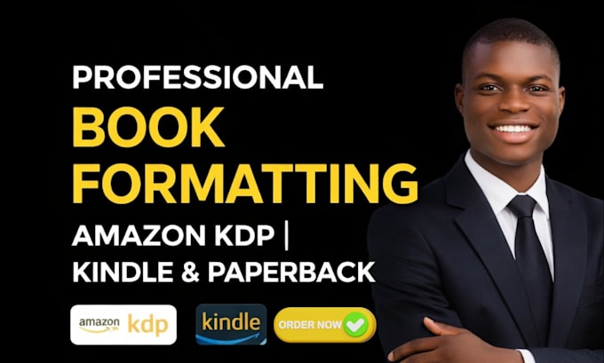 format your book for amazon KDP ebook and paperback formatting