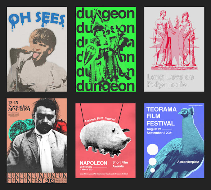 create an event poster for you