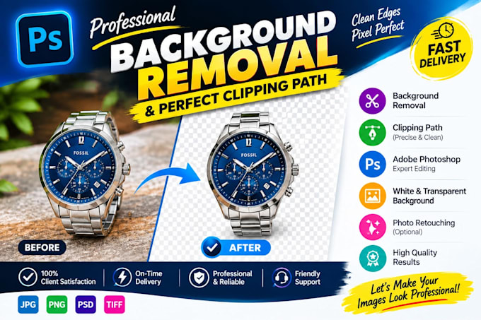 remove background and create perfect clipping path