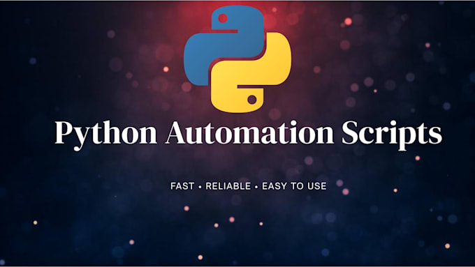 build a python script to automate your boring tasks