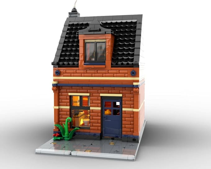 do 3d lego model design,lego modular house build,lego technic car,botanical set
