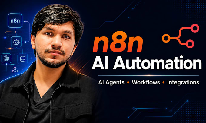 build n8n ai agent, n8n automation, n8n workflow and ai workflow automation