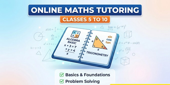 teach maths from class 5 to 10