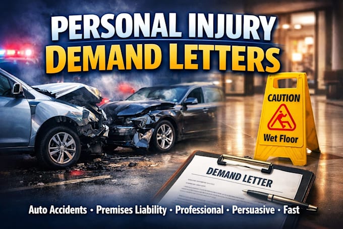 write a professional personal injury demand letter