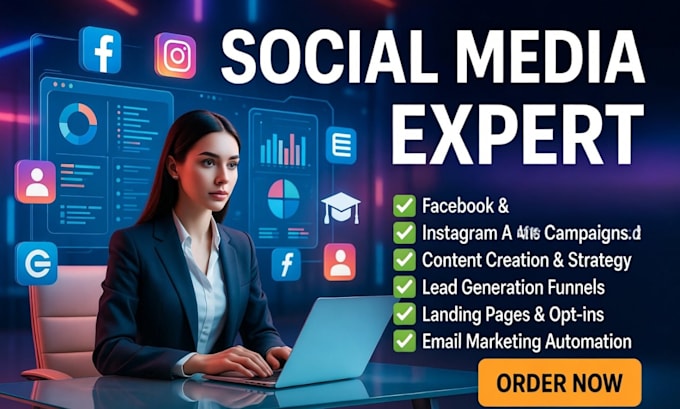 social media marketing for education school daycare online course elearning