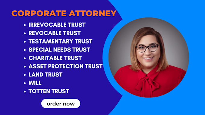 draft individual wills, couples will, trusts and estate plan documents