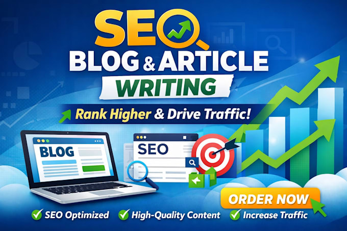 do SEO article writing, blog post writing and blog content writing