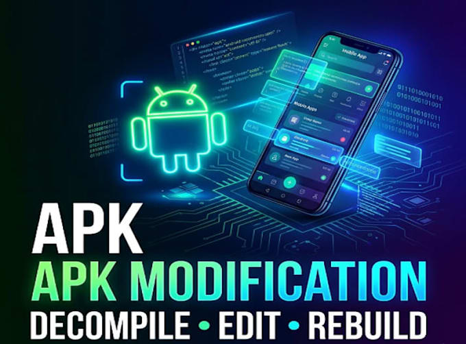 decompile, modify any apk without source code