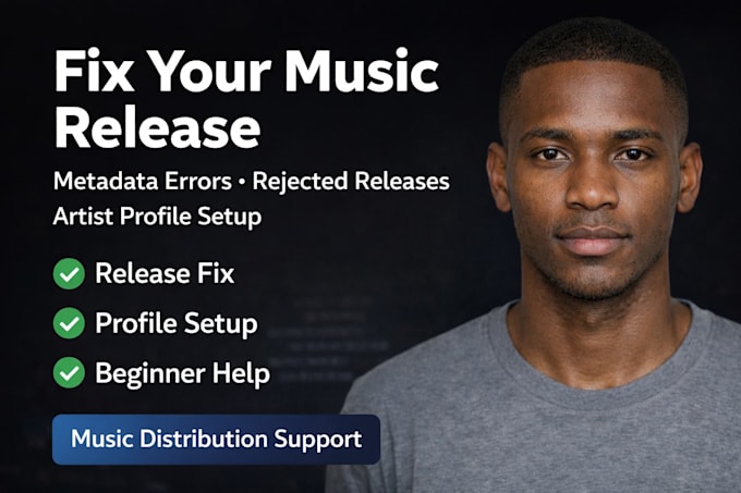 manage your music release and fix distribution issues