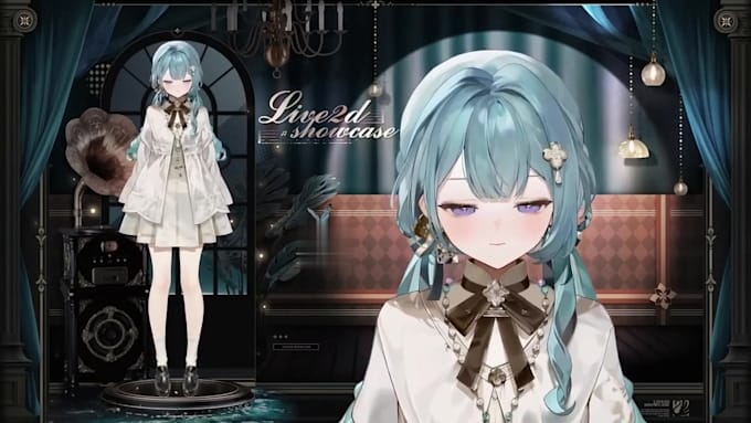 create live2d vtuber model, pro live 2d model 2d vtuber design live2d rigging