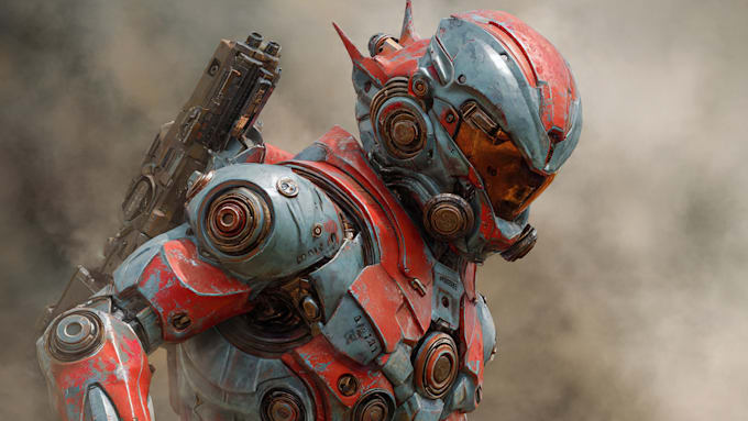 design stunning sci fi portrait art