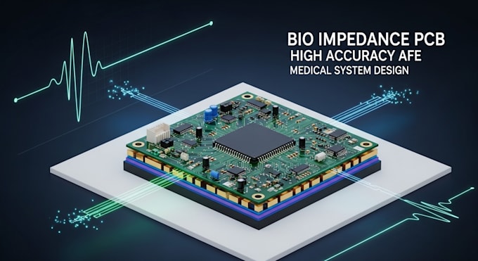 design high accuracy bio impedance pcb with afe for medical systems