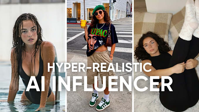 create a hyper realistic ai influencer or digital avatar for you
