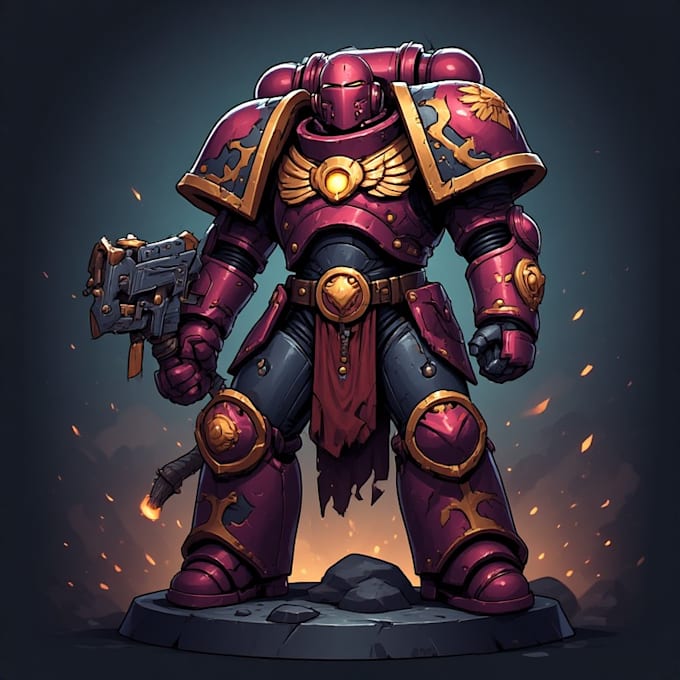 print and paint your miniatures warhammer 40k, action