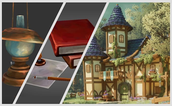 create custom 3d props for your game