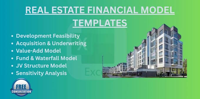 Real Estate Modelling Samples Build custom real estate excel financial modelling template by Tahir ...