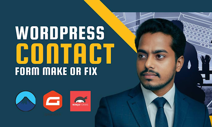 create or fix wordpress contact form 7, wp form, gravity, ninja, smtp errors