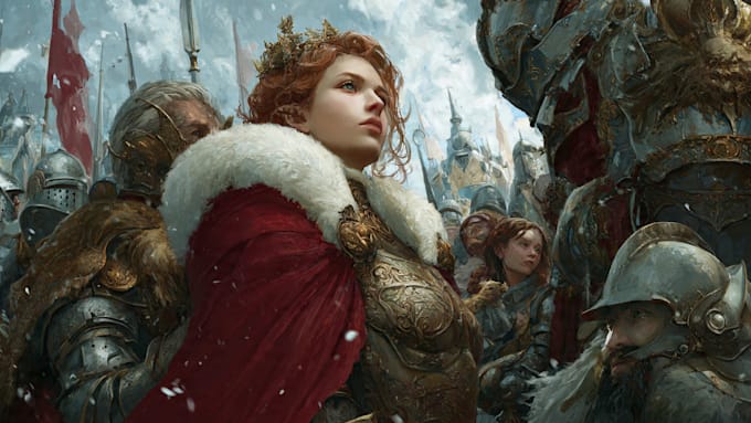 draw a fantasy illustration for you